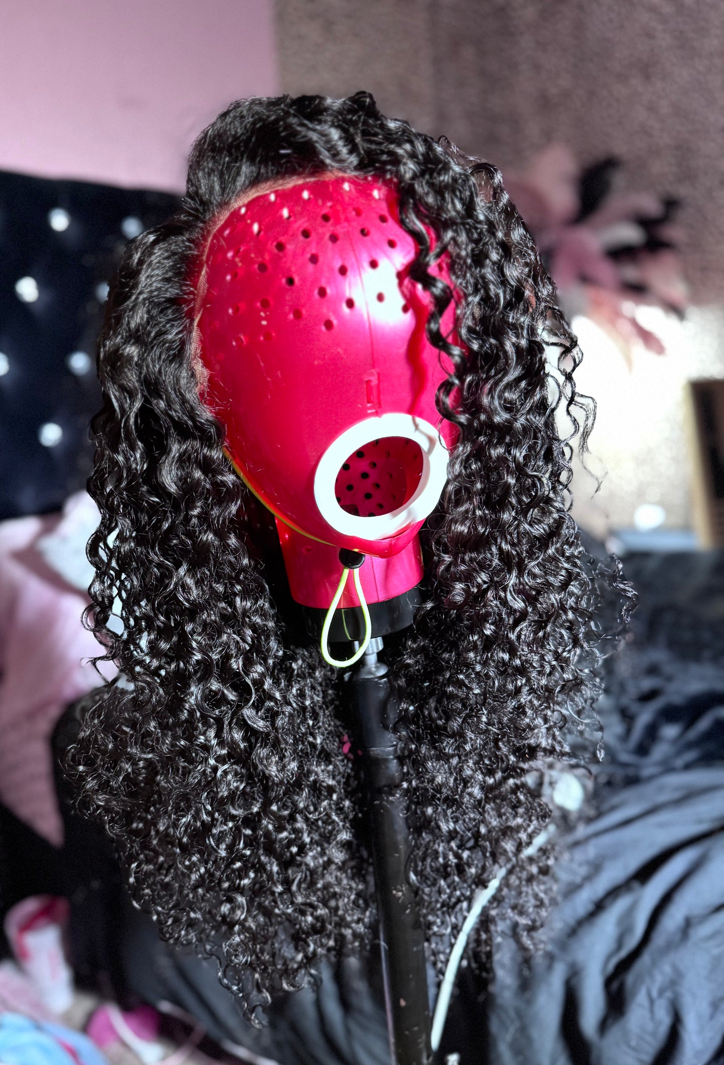 REFURBISHED WIG : Burmese Curly Lace Front Wig #2