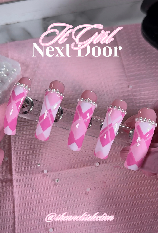 It Girl Next Door - Press on set