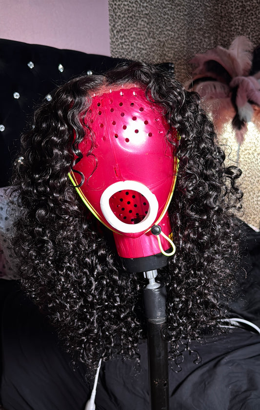 REFURBISHED WIG : Burmese Curly Wig (red band)