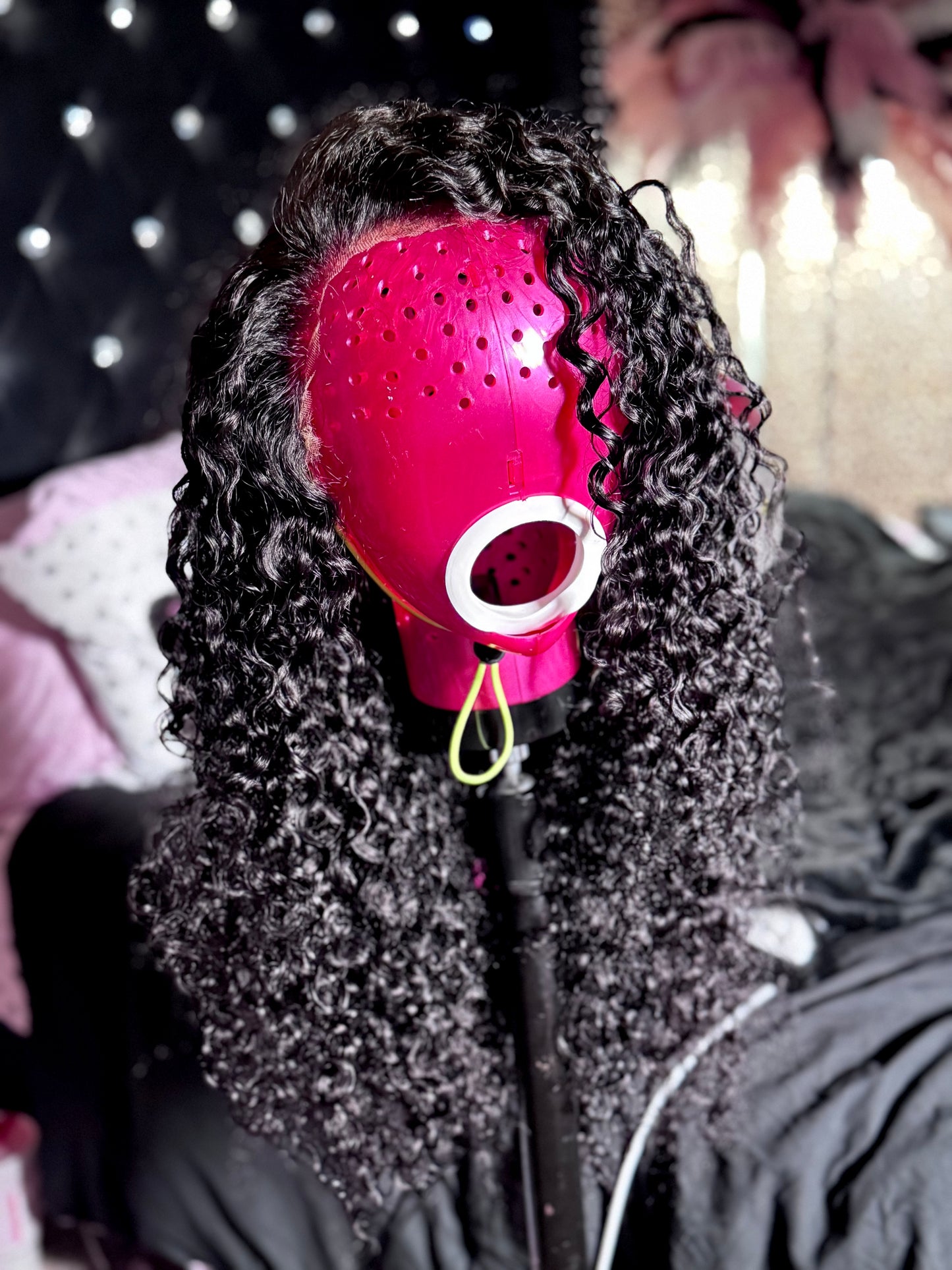 REFURBISHED WIG : Burmese Curly Lace Front Wig #2